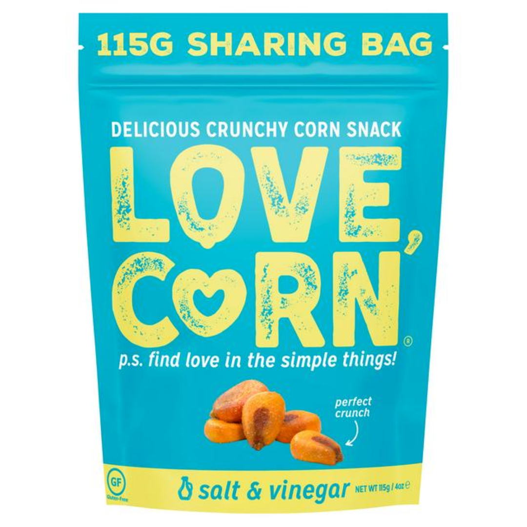LOVE CORN SALT N VINEGAR 115G 